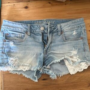 American eagle denim shorts
